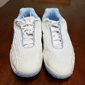 Nike Blue & White Ortholite Shoes Women's